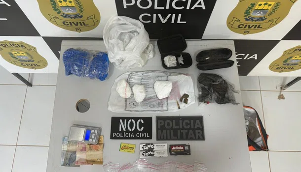 Homem é preso suspeito de traficar drogas na cidade de Ribeiro Gonçalves