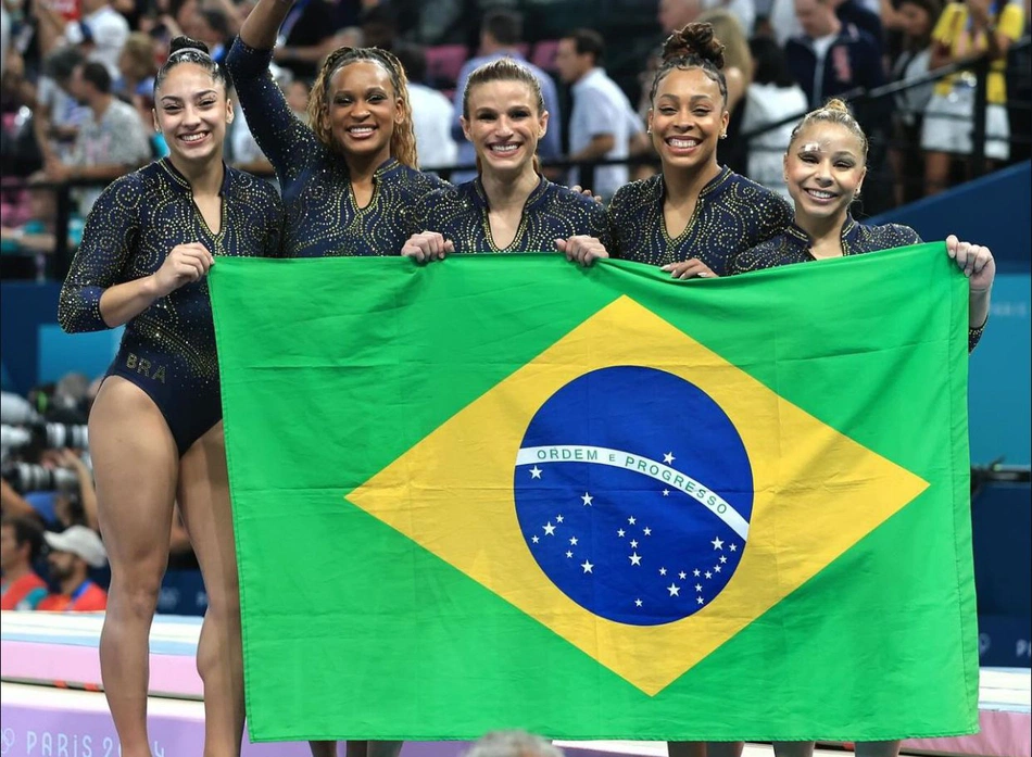 Ginástica Artística feminina por equipes do Brasil Conquista Bronze nos Jogos de Paris