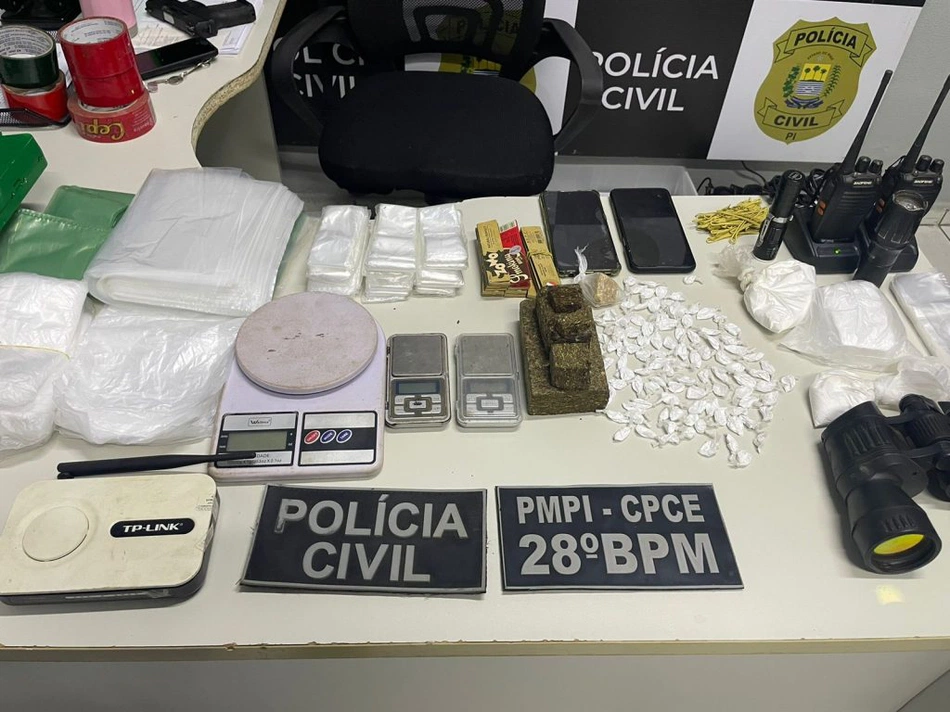 Polícia Civil realiza operação contra tráfico de drogas no sul do Piauí