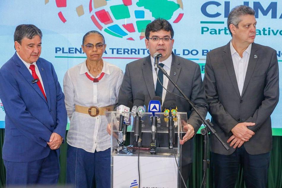 Piauí lidera redução de emissão de CO2, afirmam autoridades em coletiva de imprensa