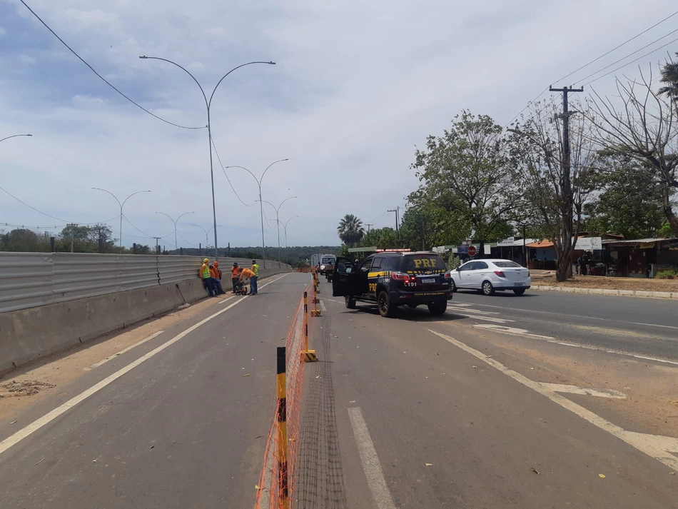 DNIT realiza obras no viaduto na Av. João XXIII em Teresina