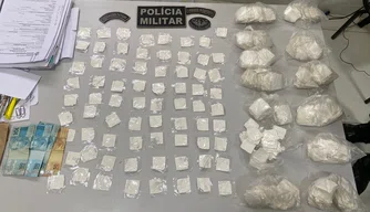 Polícia Militar apreende mais de R$ 114 mil em cocaína em Lagoa do Barro do Piauí