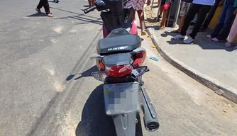 Acidente em Campo Maior envolvendo moto