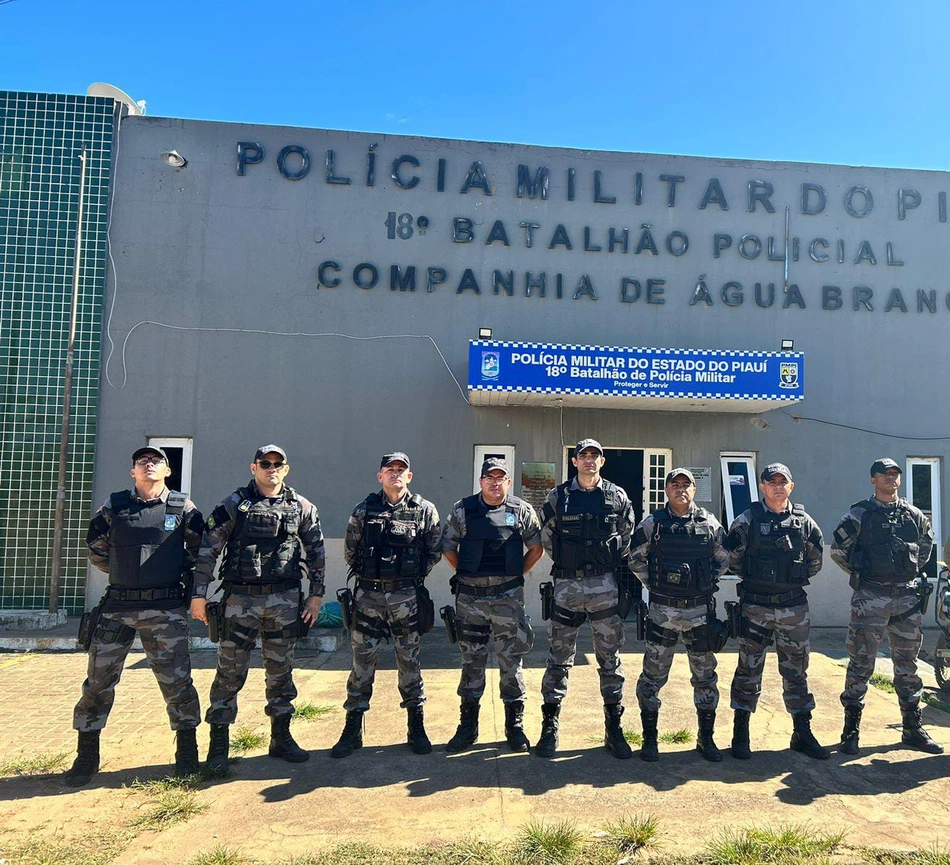 Os suspeitos foram presos no centro de Água Branca