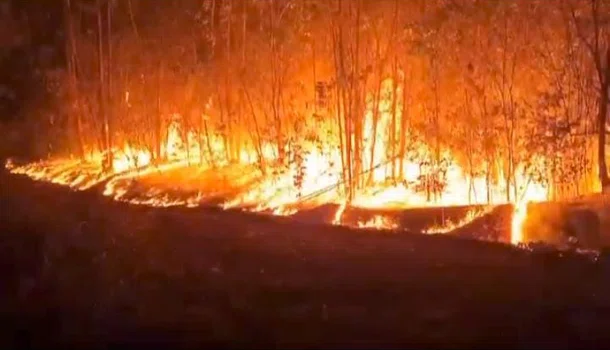 Combater focos de fogo em Nazária