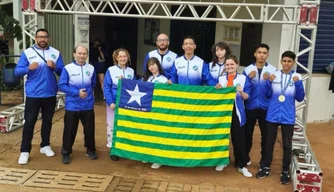 Delegação piauiense de Kungfu Wushu