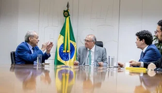 Sílvio Mendes em reunião com Geraldo Alckmin em Brasília