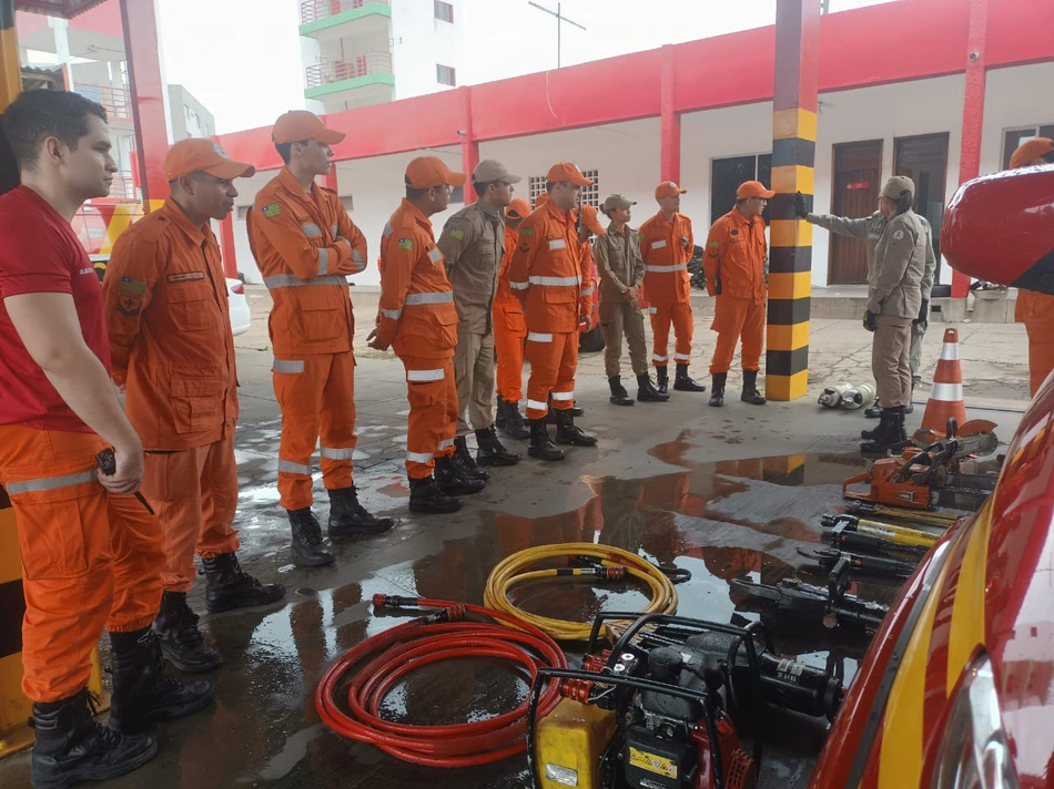 Treinamento do Corpo de Bombeiros do Piauí