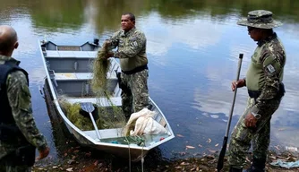 Polícia Ambiental em Operação Piracema