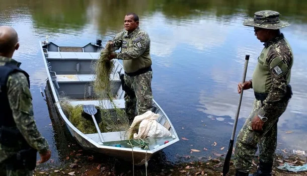 Polícia Ambiental em Operação Piracema