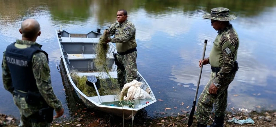 Polícia Ambiental em Operação Piracema