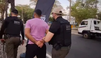 Prisão durante a Operação Rota Segura em Teresina