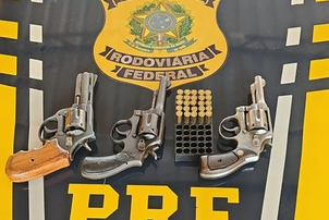 PRF apreende armas de fogo de origem internacional em Floriano