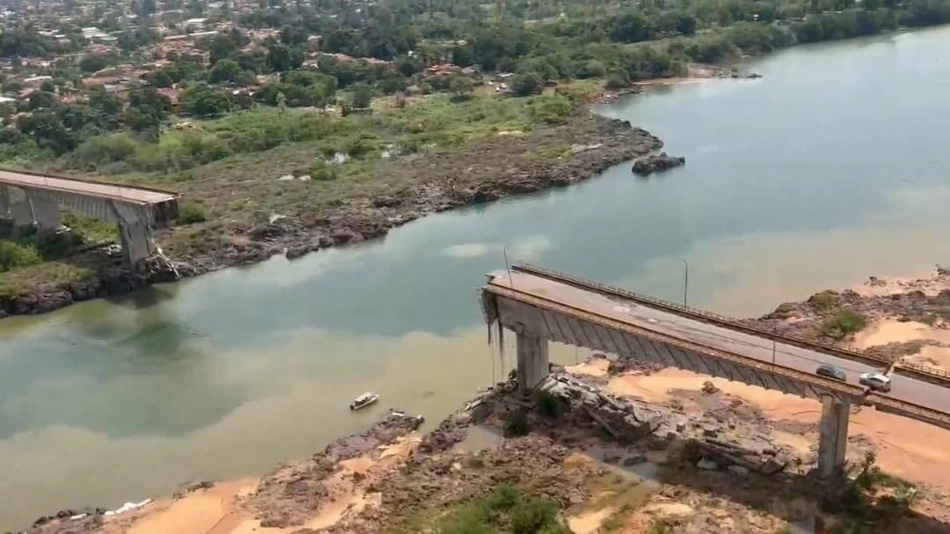 Ponte JK entre Maranhão e Tocantins após desabamento