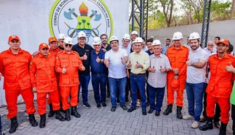 A entrega da nova sede do Corpo de Bombeiros na cidade de Esperantina