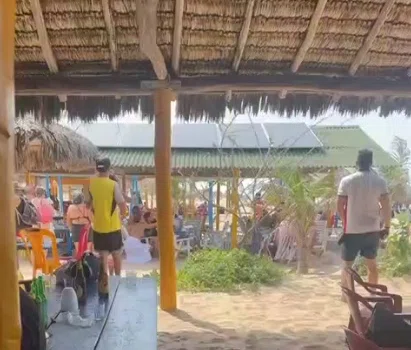 Tumulto na praia de Luís Correia