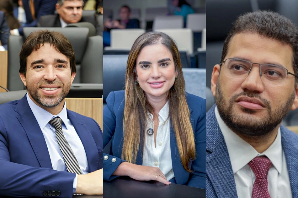 Deputados Marden Menezes, Bárbara Soares e Thales Coelho