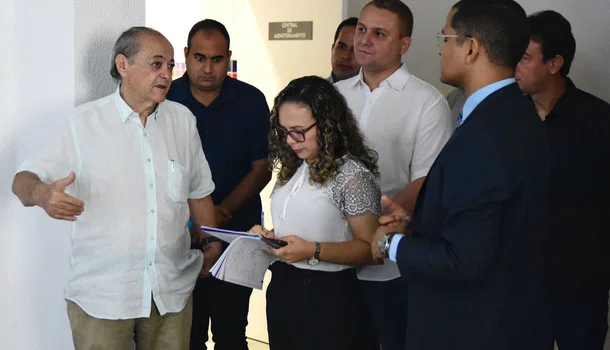 Visita técnica do prefeito de Teresina Silvio Mendes as secretarias