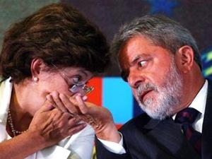 Dilma Rousseff repetiu seu antecessor Luiz Inácio Lula da Silva(Imagem:Correio da Lapa)