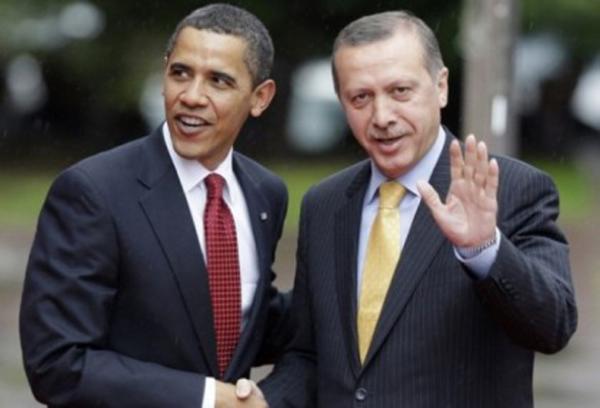 Barack Obama e Tayyip Erdogan(Imagem:Reprodução)