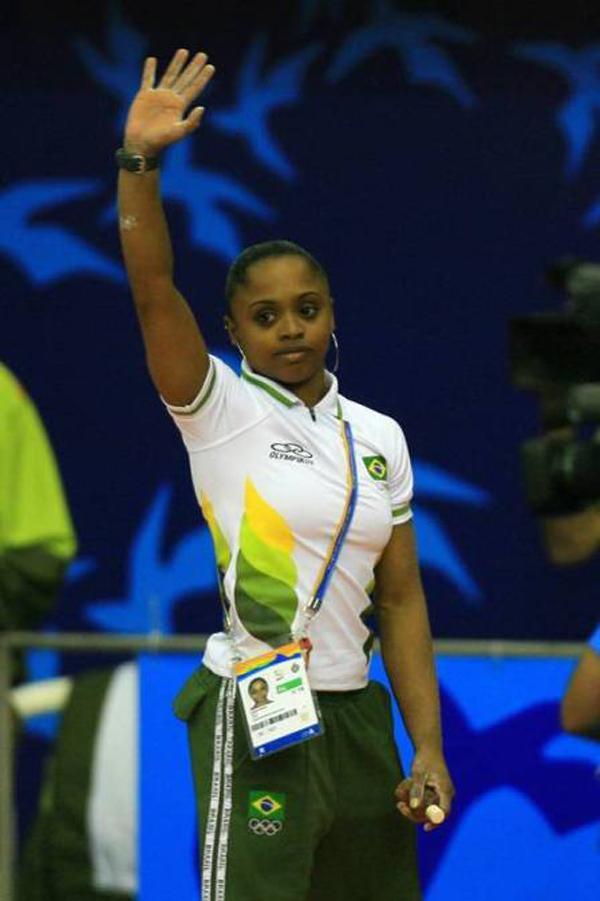 Daiane dos Santos no Pan do Rio, em 2007: carreira histórica na ginástica artística (Imagem:Reprodução)