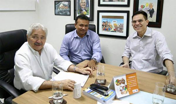 Elmano Férrer, Fábio Abreu e Amadeu Campos(Imagem:Divulgação)