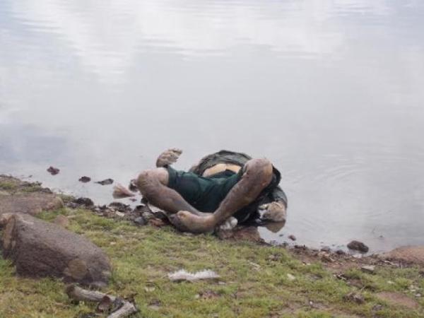 Homem encontrado morto no rio Longá da cidade de Esperantina.(Imagem:Reprodução)