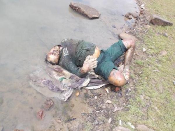 Homem encontrado morto no rio Longá da cidade de Esperantina.(Imagem:Reprodução)