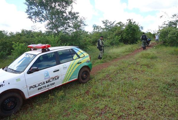 Local onde a moto do professor foi encontrada(Imagem:Chagas Silva)