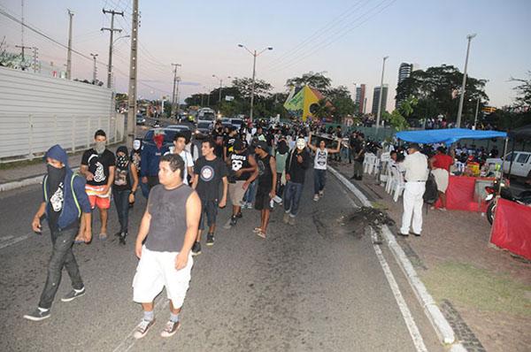 Manifestação contra a Copa.(Imagem:Reprodução)