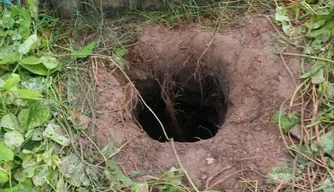 Os presos cavaram um buraco para fugirem