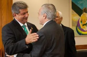 Zé Filho e o vice-presidente Michel Temer