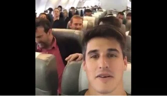 Vídeo mostra jogadores do chapecoense durante voo